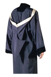 製作中大中醫學学士畢業袍 披肩長袍 畢業袍生產商DA292 側面照